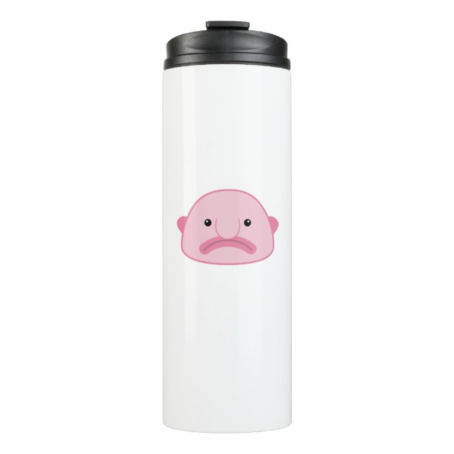 Blobfish Trommel Thermosbecher (Vorderseite)