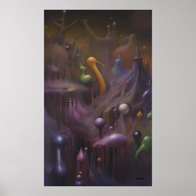 Blobularer Bericht von Galactic Central Poster (Vorne)