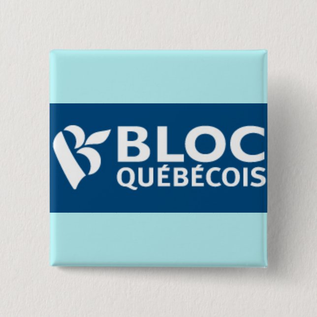 Bloc Québécois-Logo Button (Vorderseite)