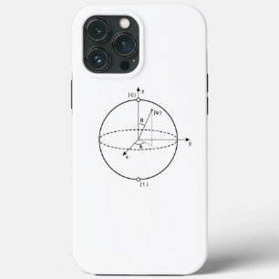 Bloch Sphere Quantenbit (Qubit) Physik / Mathema iPhone 13 Pro Max Hülle