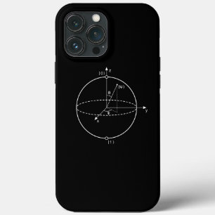 Bloch Sphere   Quantenbit (Qubit) Physik / Mathema Case-Mate iPhone Hülle