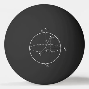 Bloch Sphere Quantenbit (Qubit) Physik / Mathema Tischtennisball