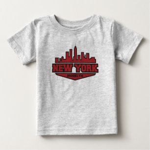 Block-Art-Skript Brooklyns New York   Baby T-shirt