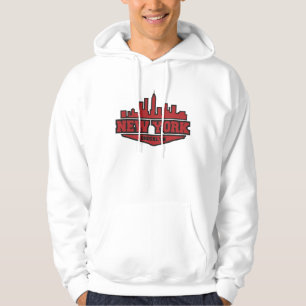Block-Art-Skript Brooklyns New York   Hoodie