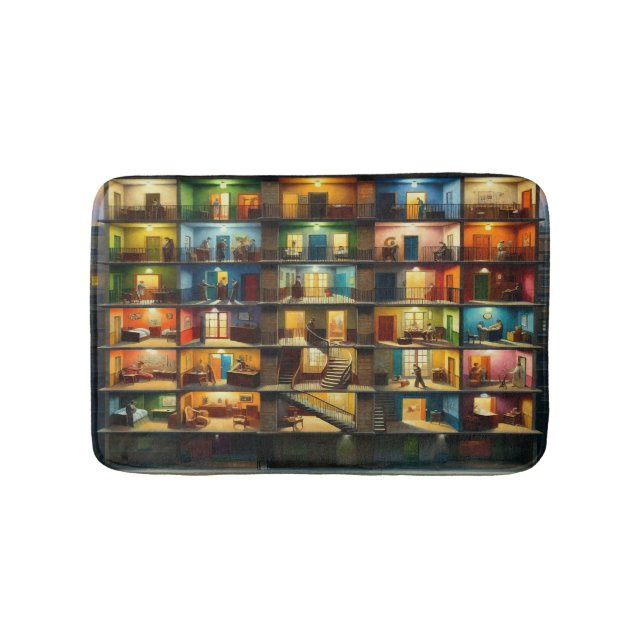 Block Badematte (Vorderseite)