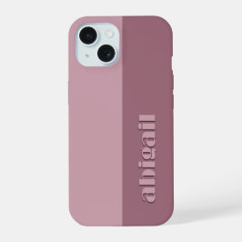 Block Colours With Personalization iPhone 15 Hülle