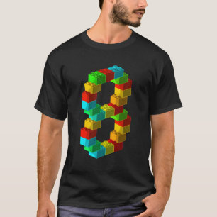Block-Gebäude 8. 8 T-Shirt