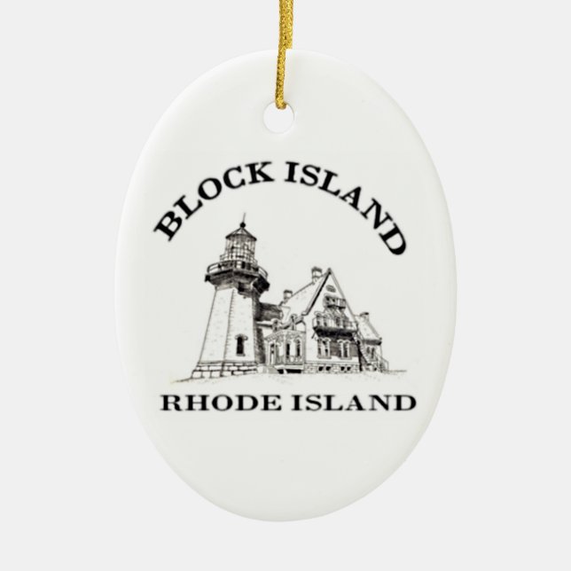 Block-Insel Keramik Ornament (Vorne)
