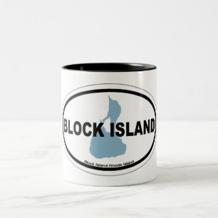 Block-Insel Zweifarbige Tasse