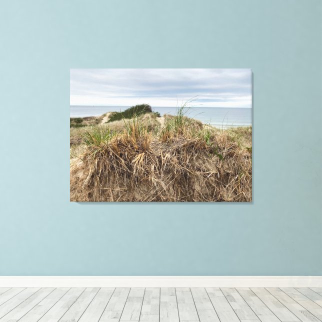Block Island Bluff Canvas Print Wall Art Zuhause D Leinwanddruck (Insitu (Holzboden))
