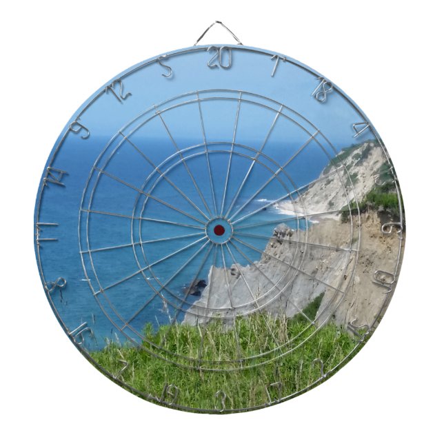 Block Island Bluffs - Block Island, Rhode Island Dartscheibe (vorne)