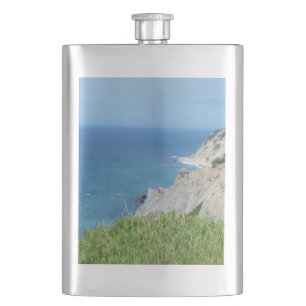 Block Island Bluffs - Block Island, Rhode Island Flachmann