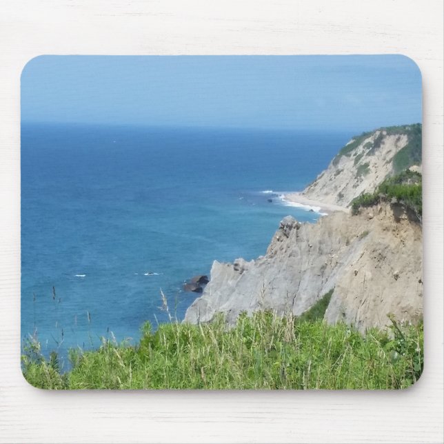 Block Island Bluffs - Block Island, Rhode Island Mousepad (Vorne)