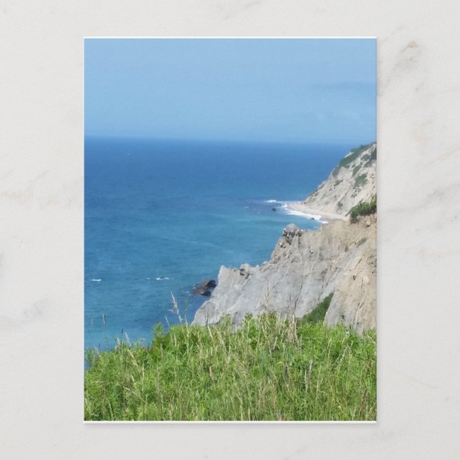 Block Island Bluffs - Block Island, Rhode Island Postkarte (Vorderseite)