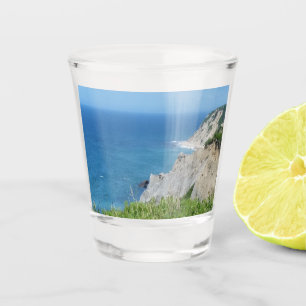 Block Island Bluffs - Block Island, Rhode Island Schnapsglas