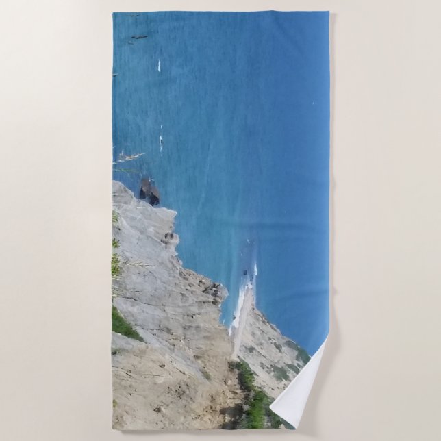 Block Island Bluffs - Block Island, Rhode Island Strandtuch (Vorderseite)