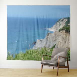Block Island Bluffs - Block Island, Rhode Island Wandteppich