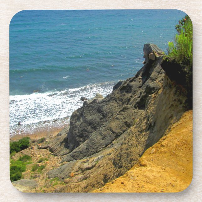 Block Island Corve Cove Getränkeuntersetzer (Vorderseite)