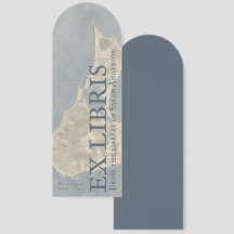 Block Island Ex Libris Lesezeichen