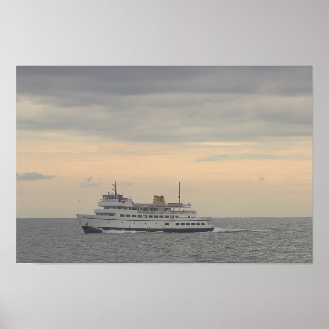 Block Island Fähre Poster (Vorne)