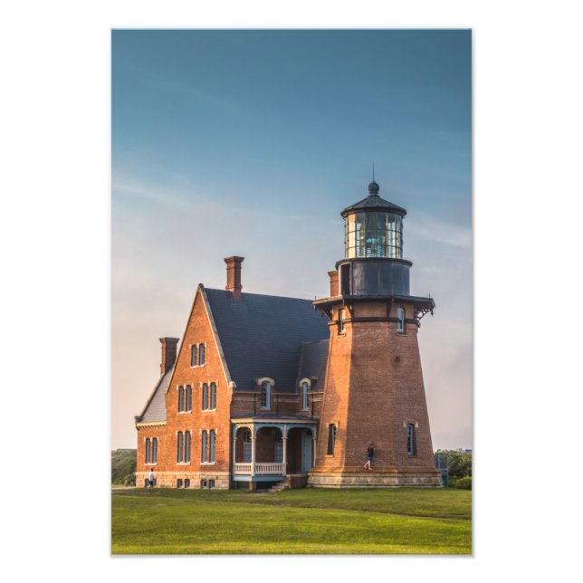 Block Island Leuchtturm 16x19 Print Fotodruck (Vorne)