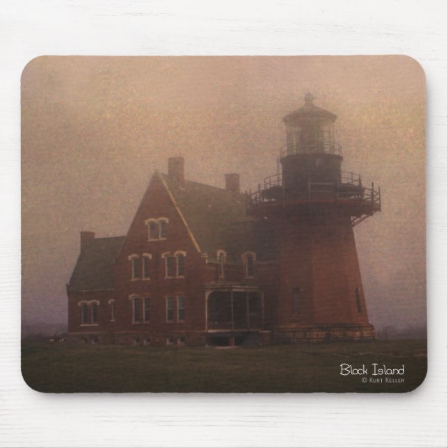 Block Island Lighthouse Mousepad (Vorne)