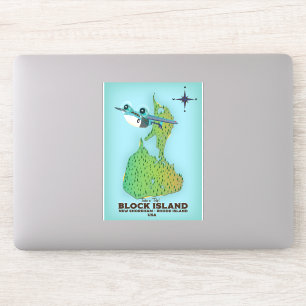 Block Island New Shoreham, Rhode Island Aufkleber