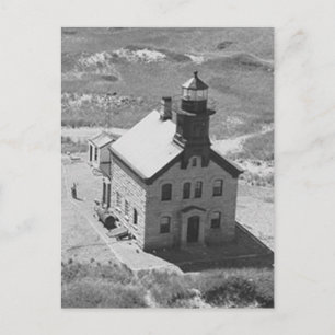 Block Island North Leuchtturm Postkarte