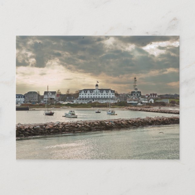 Block Island, Rhode Island Postkarte (Vorderseite)