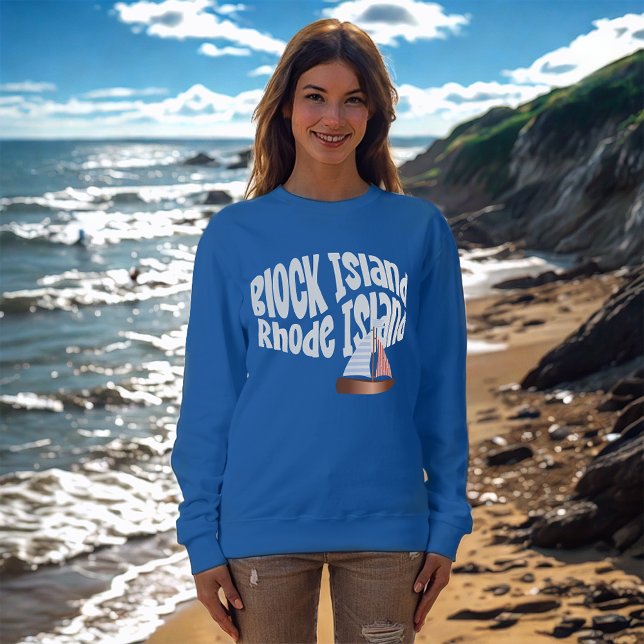 Block Island, Rhode Island Sweatshirt (Von Creator hochgeladen)