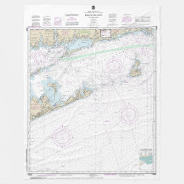 Block Island Sound and Approach Nautical Chart Fleecedecke