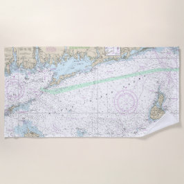 Block Island Sound and Approach Nautical Chart Strandtuch