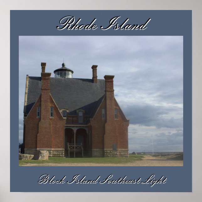 Block Island Southeast Light Poster (Vorne)