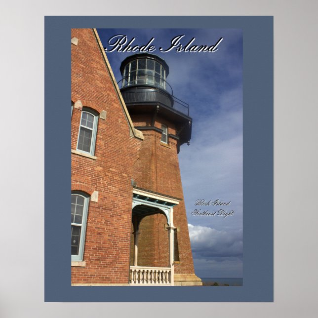 Block Island Southeast Light Poster (Vorne)
