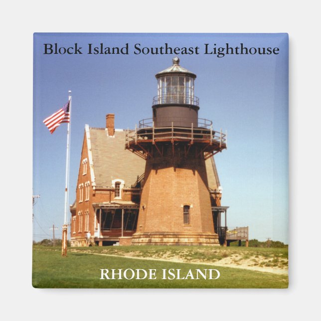 Block Island Southeast Lighthouse, RI Magnet (Vorne)