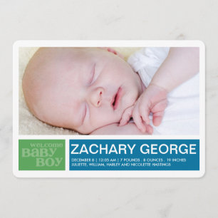 Block-Jungen-Mitteilung Ankündigung