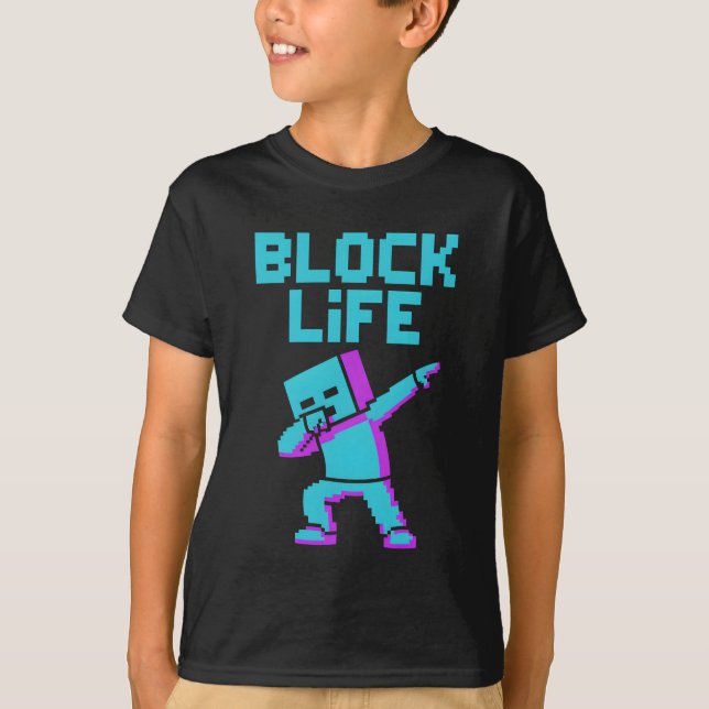 BLOCK LIFE T-Shirt (Vorderseite)