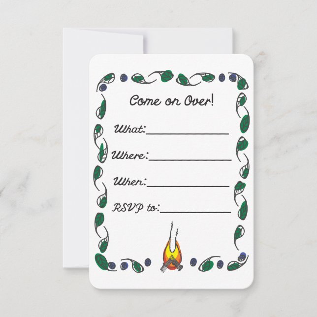 Block-Party Einladung (Vorderseite)