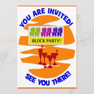 BLOCK-PARTY EINLADUNG