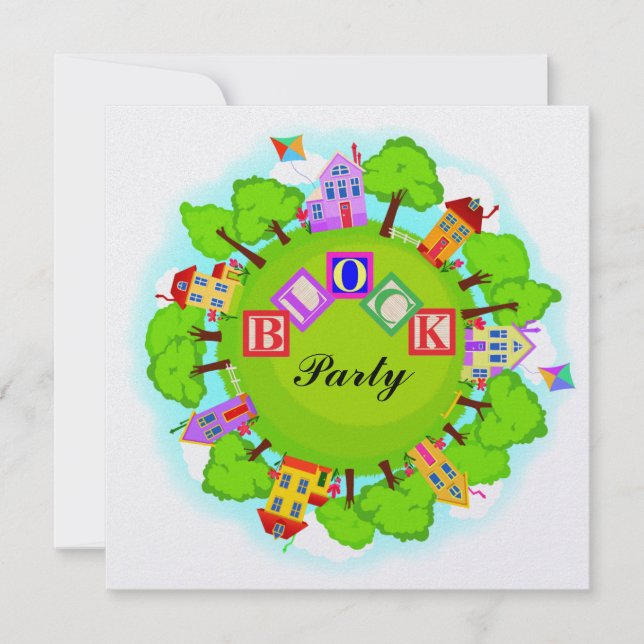 Block-Party - Nachbarschaftsereignis - SRF Einladung (Vorderseite)