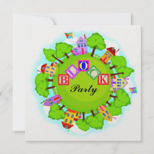 Block-Party - Nachbarschaftsereignis - SRF Einladung