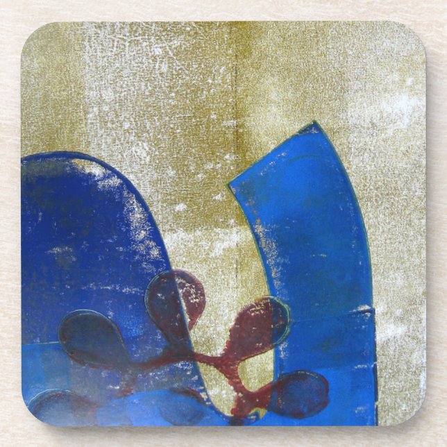 Block Print 7 Getränkeuntersetzer (Vorderseite)