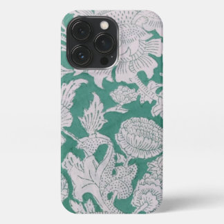Block Print Phone Case, grüne Maschine iPhone 13 Pro Hülle