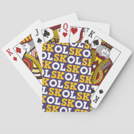 Block-Skript Spielkarten "SKOLS" -