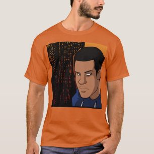 Block, zum der Aufmachung Supa coolen Mannes zu T-Shirt