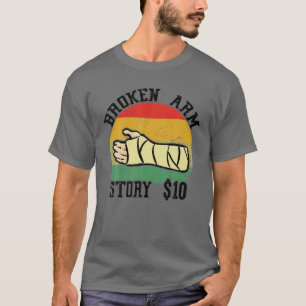 Blockarm-Geschichte Retro Vintage sonnige Verletzu T-Shirt