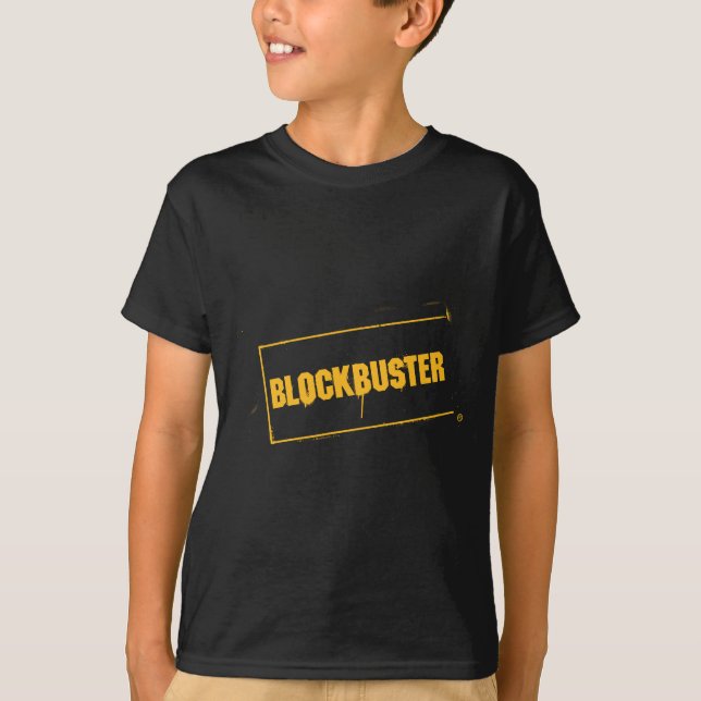 Blockbuster Spraypainted-Logo T-Shirt (Vorderseite)