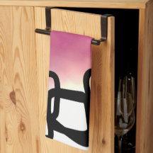 Blockchain: Abstrakt rosa, gelb, schwarz und weiß