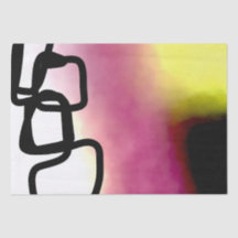 Blockchain: Abstrakt rosa, gelb, schwarz und weiß