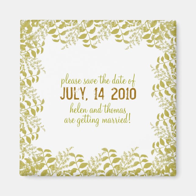 Blockdruck Magnet (Vorne)